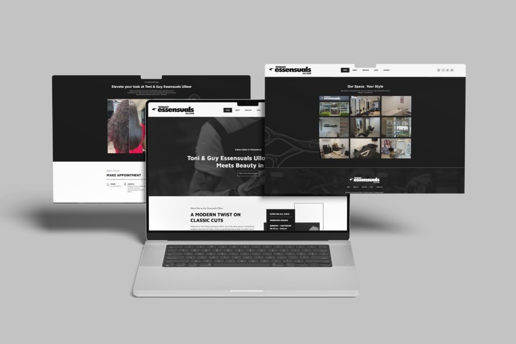 Tony & Guy Essensuals Ulloor Mockup